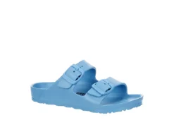 Birkenstock Girls Arizona Footbed Sandal - Blue