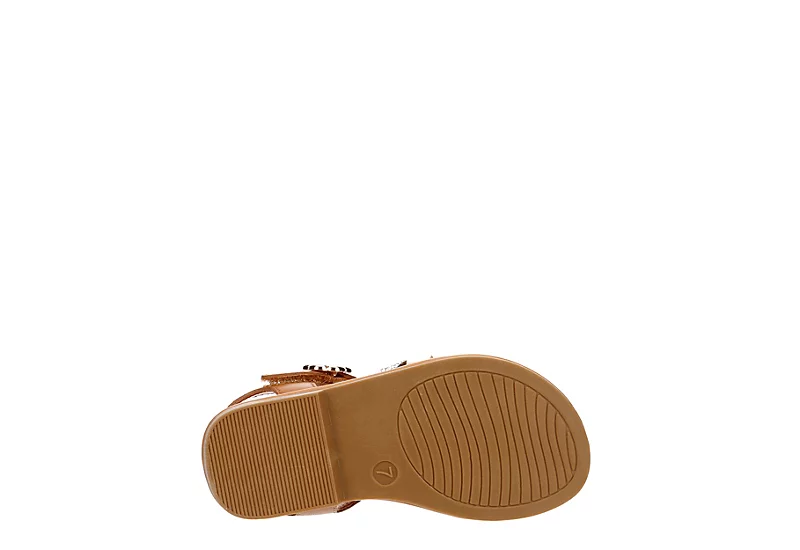 Cupcake Couture Girls Infant Eva Sandal - Tan - Image 7