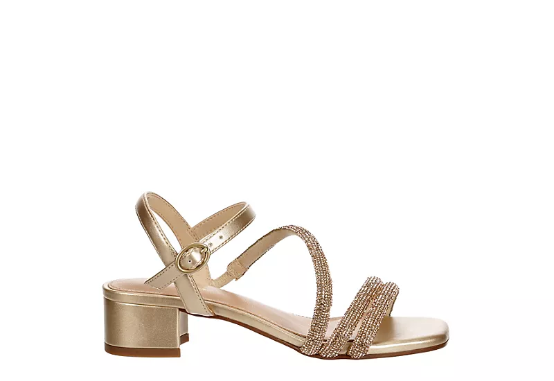Cupcake Couture Girls Elora Dress Sandal - Champagne - Image 2
