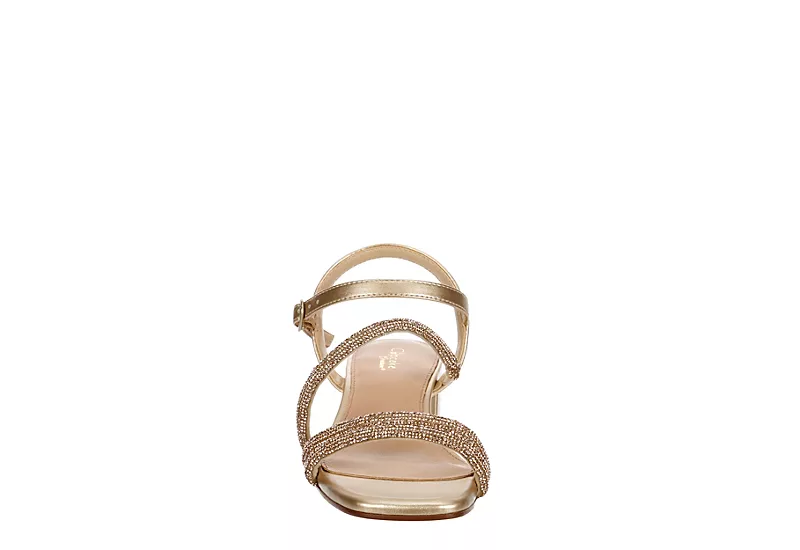 Cupcake Couture Girls Elora Dress Sandal - Champagne - Image 3
