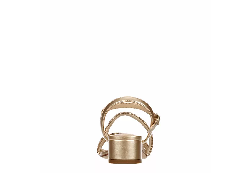 Cupcake Couture Girls Elora Dress Sandal - Champagne - Image 5