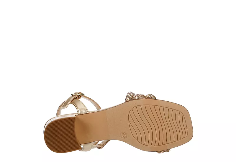 Cupcake Couture Girls Elora Dress Sandal - Champagne - Image 7