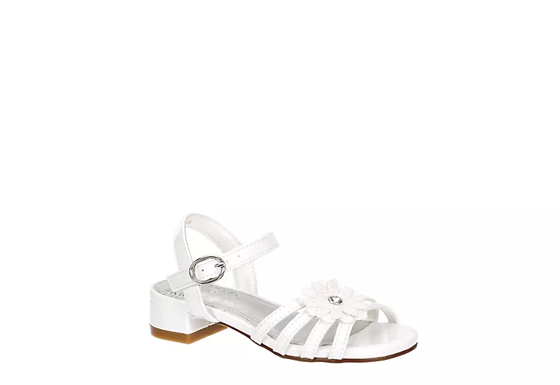 Cupcake Couture Girls Infant Lil Blossom Sandal - White