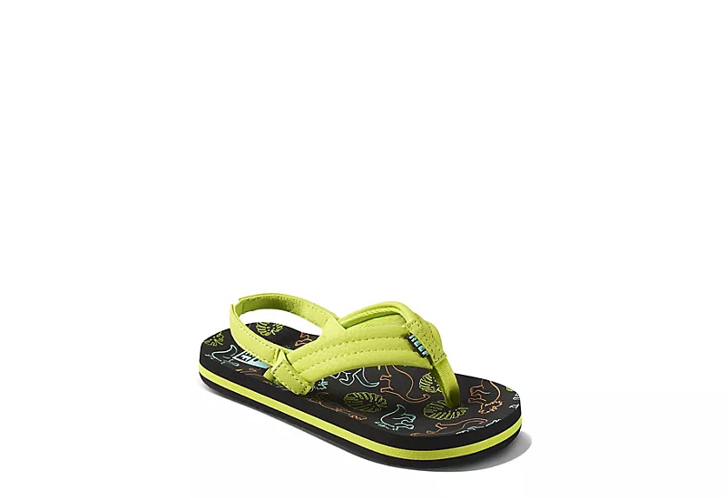Reef Boys Infant Little Ahi Flip Flop Sandal - Green