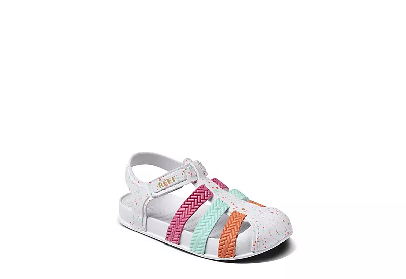 Reef Girls Infant Little Water Beachy Sandal - White