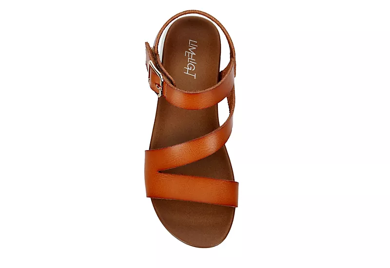 Limelight Girls Marlow Platform Sandal - Cognac - Image 6