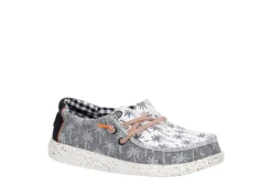 Heydude Boys Wally Youth Slip On Sneaker - Navy