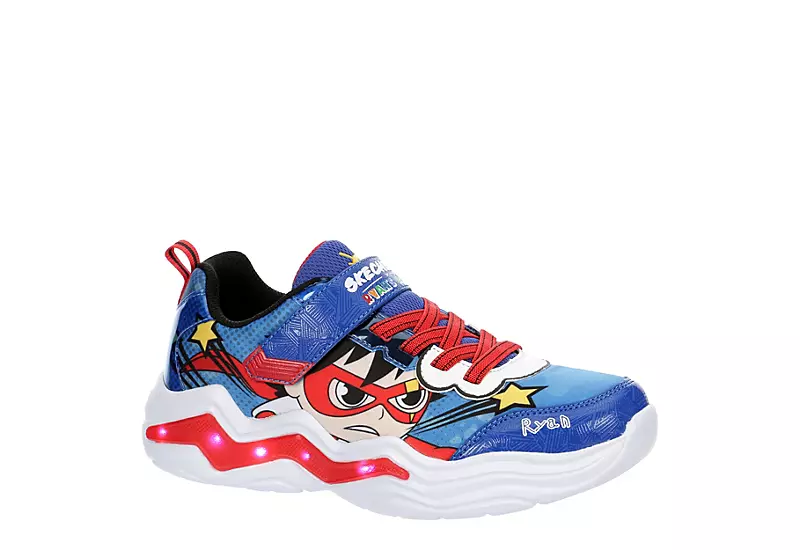 Skechers Boys Ryans World Sneaker - Blue