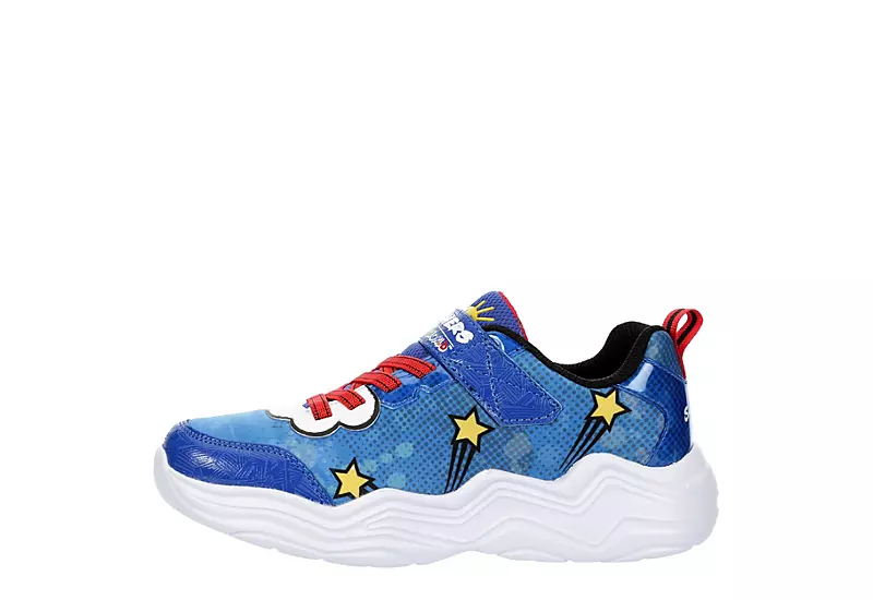 Skechers Boys Ryans World Sneaker - Blue - Image 4