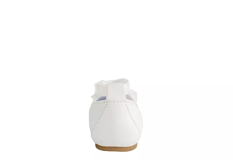 Baby Deer Girls Infant Ellen Dress Flat - White - Image 5
