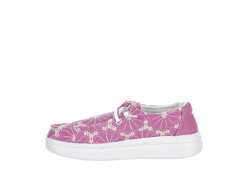 Heydude Girls Wendy Youth Rise Slip On Sneaker - Purple - Image 4