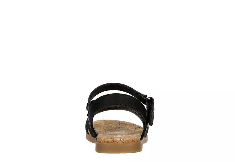 Cupcake Couture Girls Infant Lil Bow Sandal - Black - Image 5