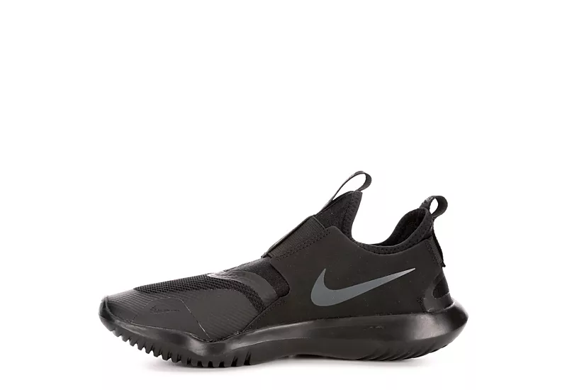 Nike Boys Flex Runner Slip On Sneaker - Black - Image 4