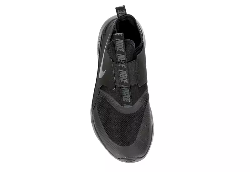Nike Boys Flex Runner Slip On Sneaker - Black - Image 6