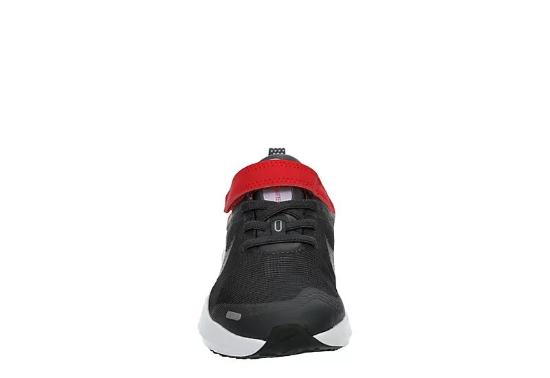 Nike Boys Downshifter 12 Slip On Sneaker - Dark Grey - Image 3