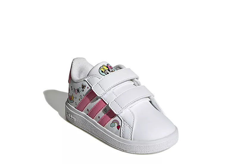 Adidas Girls Infant Grand Court 2.0 Sneaker - White