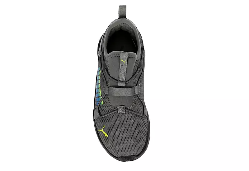 Puma Boys Softride Rift Slip On Sneaker - Grey - Image 6