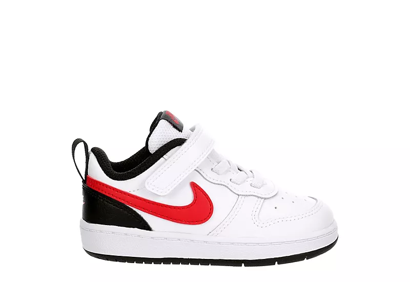 Nike Boys Infant Court Borough 2 Low Top Sneaker - White - Image 2