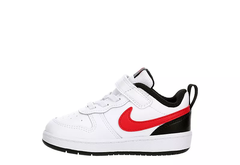 Nike Boys Infant Court Borough 2 Low Top Sneaker - White - Image 4