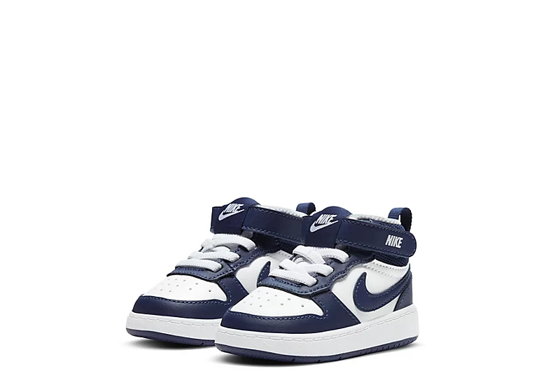 Nike Boys Infant Court Borough Mid 2 Sneakers - White