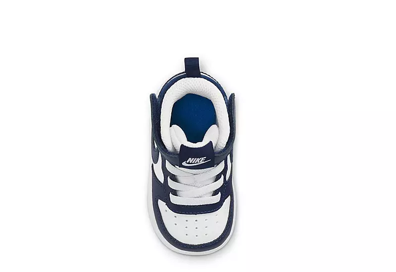 Nike Boys Infant Court Borough Mid 2 Sneakers - White - Image 5