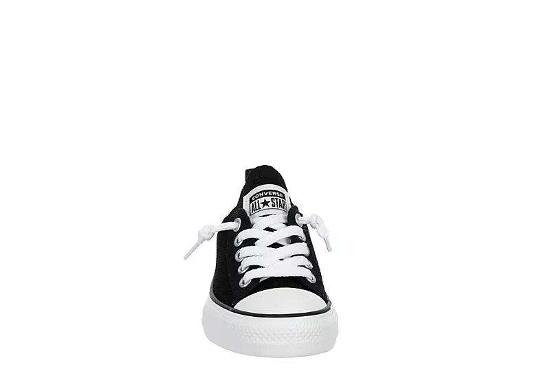 Converse Girls Chuck Taylor All Star Kids Knit Shoreline Sneaker - Black - Image 3