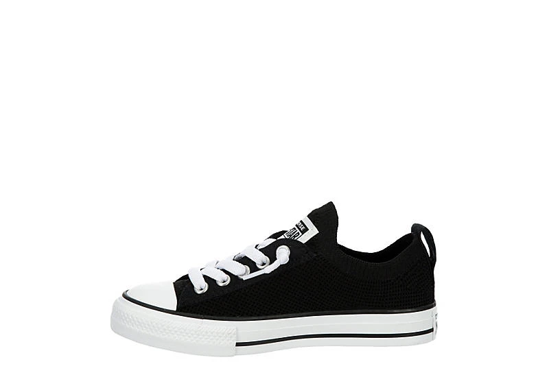 Converse Girls Chuck Taylor All Star Kids Knit Shoreline Sneaker - Black - Image 4