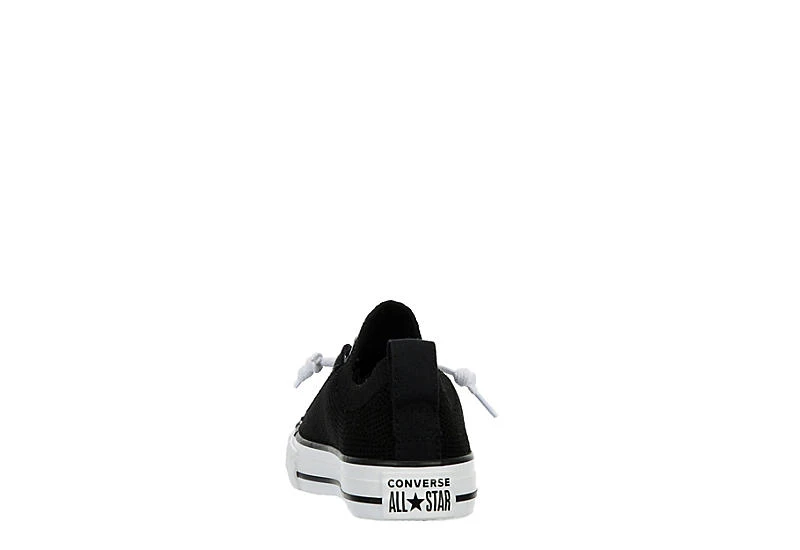 Converse Girls Chuck Taylor All Star Kids Knit Shoreline Sneaker - Black - Image 5