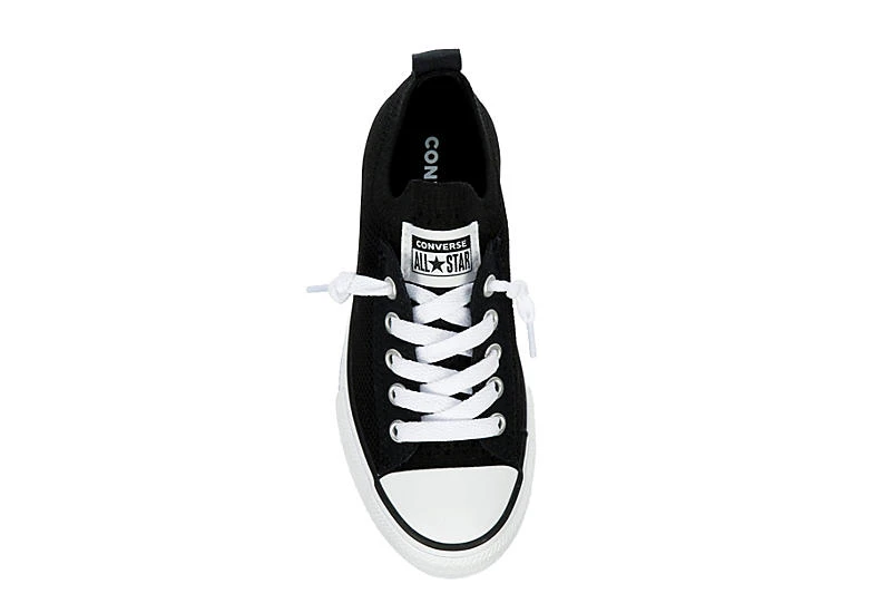 Converse Girls Chuck Taylor All Star Kids Knit Shoreline Sneaker - Black - Image 6