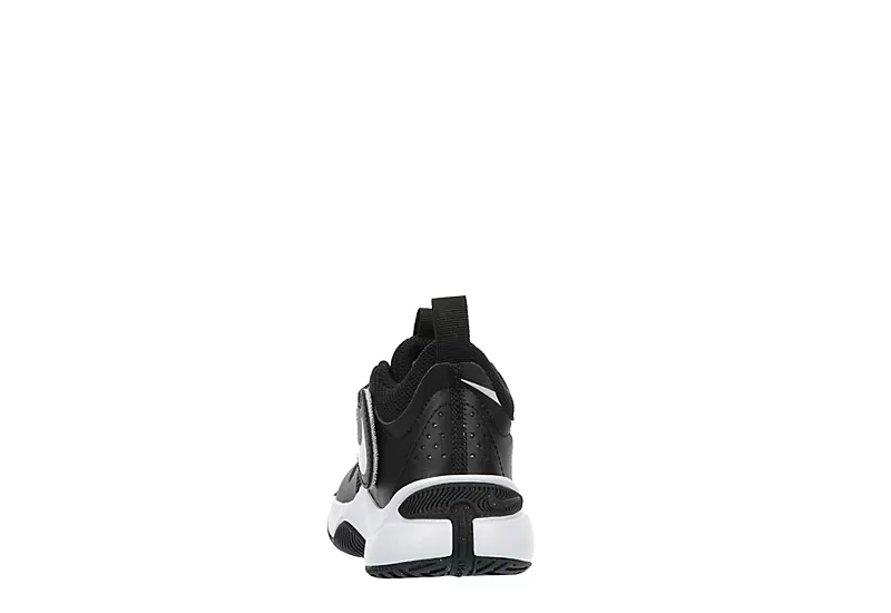 Nike Boys Team Hustle D11 High Top Basketball Shoe - Black - Image 5