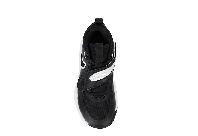 Nike Boys Team Hustle D11 High Top Basketball Shoe - Black - Image 6