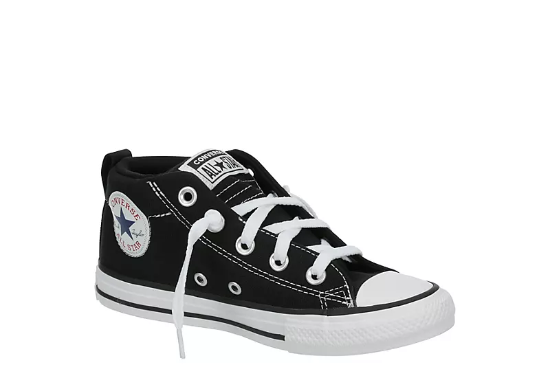 Converse Boys Chuck Taylor All Star Street Mid Sneaker - Black
