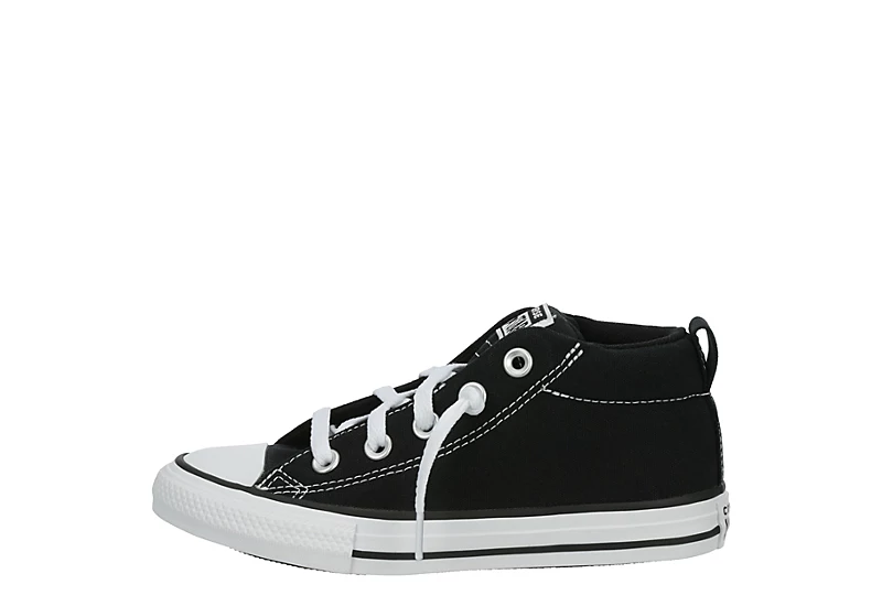 Converse Boys Chuck Taylor All Star Street Mid Sneaker - Black - Image 4