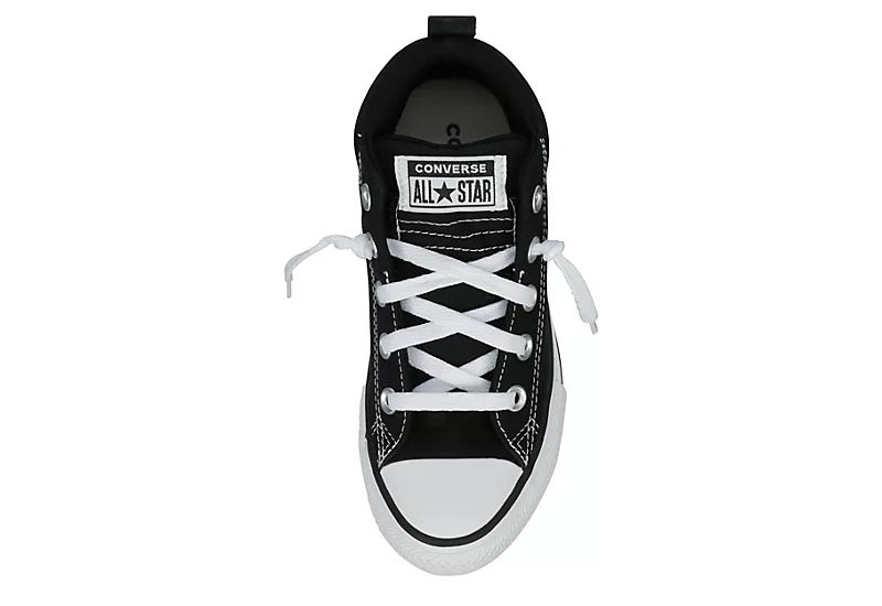 Converse Boys Chuck Taylor All Star Street Mid Sneaker - Black - Image 6