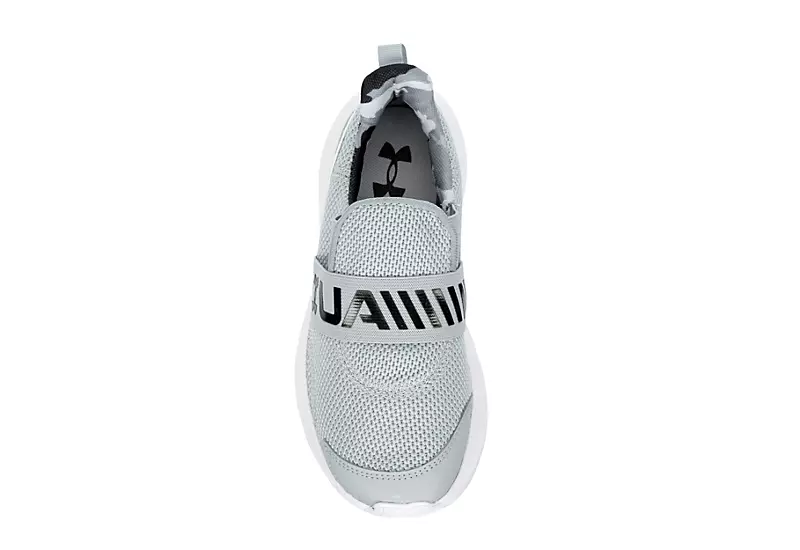 Under Armour Boys Surge Slip On Sneaker - Grey - Image 6