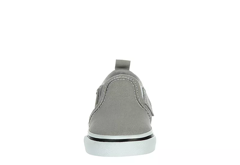 Vans Boys Infant Asher Slip On Sneaker - Grey - Image 3