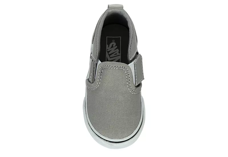 Vans Boys Infant Asher Slip On Sneaker - Grey - Image 6
