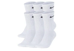 Nike Boys Crew Socks 6 Pairs - White