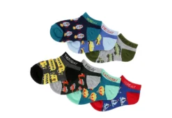Game Sport Boys Days Of The Week No Show Socks 7 Pairs - Assorted